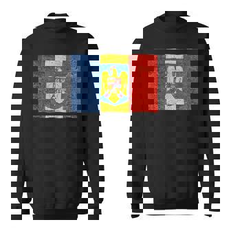 Bandera De Rumania Y Escudo De Rumania Regalo Patriótico Camisa de entrenamiento - Regaloses