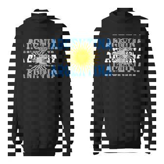 Bandera Patriótica Argentina Inspirada En Elol In Mangas Camisa de entrenamiento - Regaloses