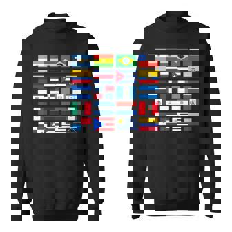 Banderas De América Latina Latin American Flags Manga Larga Camisa de entrenamiento - Regaloses