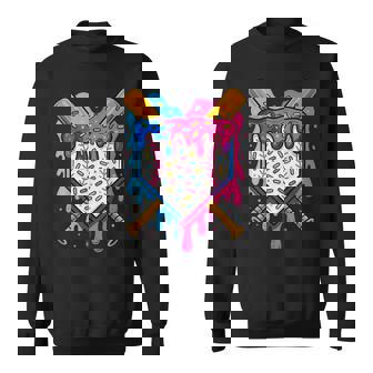 Baseball Boys Ice Cream Drip Baseball Sweatshirt | Mazezy