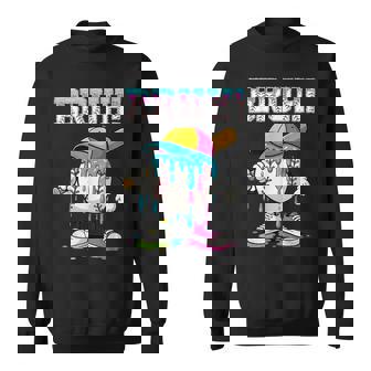 Baseball Drip Boys Bruh Ice Cream Bruh Meme For Son Grandson Sweatshirt | Mazezy