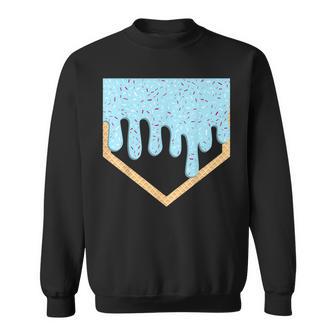 Baseball Drip Boys Ice Cream Drip Youth Baseball Birthday Sweatshirt - Thegiftio UK