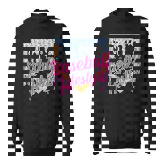 Baseball Lifestyle Home Plate Ice Cream Drip Boys Youth Sweatshirt - Seseable