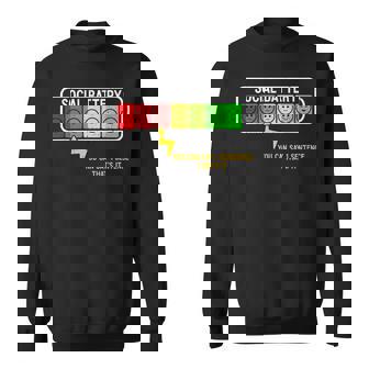 Bateríaocial Divertida Introvertida Charlaocialocialización Camisa de entrenamiento - Regaloses