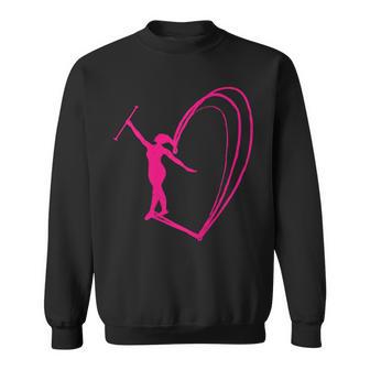 Baton Twirling Heart Baton Twirler Gymnaste Gymnastique Sport Sweater e - Cadeauxyz