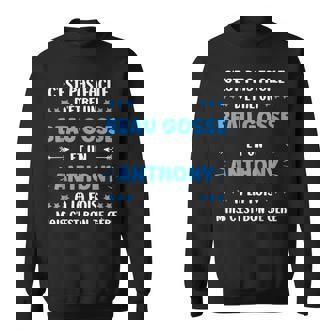 Beau Gosseuper Anthony Garçon Prénom Humour Homme Anthony Personnalisé Rigolo Noir Sweater e - Cadeauxyz