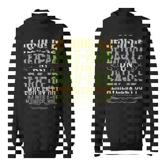Beau Papa Humour Fête Des Pères Cadeau Beau Père Beau-Papa Sweater e - Cadeauxyz