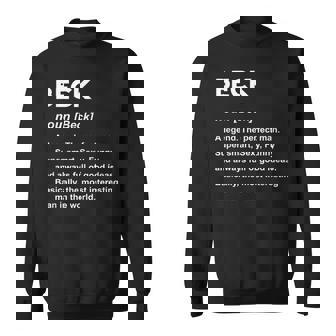 Beck ネームシャツ スウェットシャツ - Kawaiitshirt