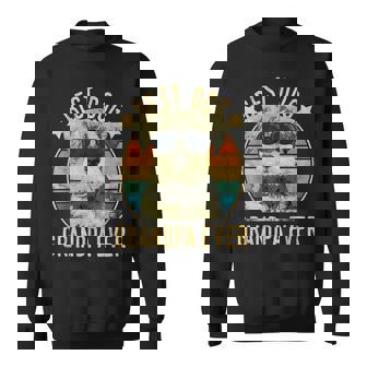 Best Dog Grandpa Ever ミニチュア シュナウザー 父の日 スウェットシャツ - Kawaiitshirt