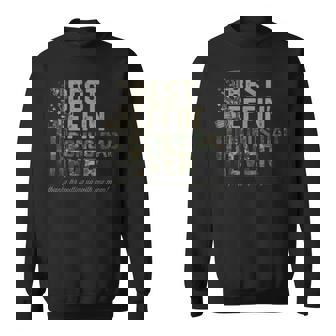 Best Effin Bonus Dad American Camo Flag Sweatshirt - Thegiftio