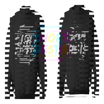 Best Friends Matching Tall Short Bestie Besties Matching Bff Sweatshirt - Thegiftio