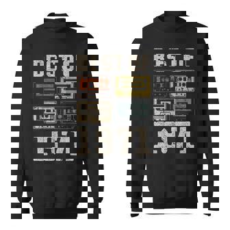 Best Of 1971 カセットテープ・レトロ 54歳の誕生日 スウェットシャツ - Kawaiitshirt