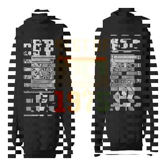 Best Of 1975 オールド・カセット 50歳の誕生日 レトロ スウェットシャツ - Kawaiitshirt