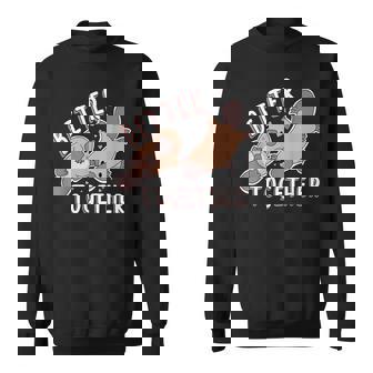 Better Together バレンタインデー カモノハシ カップル ラブ ハッピー スウェットシャツ - Kawaiitshirt