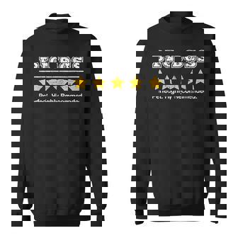 メンズ Big Boss 5Tar Reviewお父さんへの完璧な面白いギフト スウェットシャツ - Kawaiitshirt