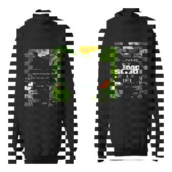 Big Wave Live Theeadoo Life ハワイアン スウェットシャツ - Kawaiitshirt