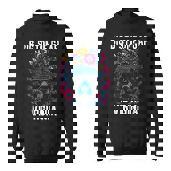 Bigtone Gap バージニア Usa クマと花のデザイン スウェットシャツ - Kawaiitshirt