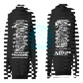 Biker Never Underestimate An Old Man On Motorcycle Sweatshirt - Seseable