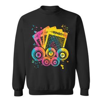Bingo-Bälle Colorsplash Damen Herren Bingo Sweatshirt - Geschenkecke