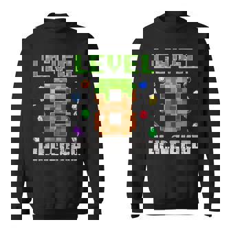 Birthday Boy Level 8 Unlocked 8Th Birthday Game Pixel Sweatshirt | Mazezy