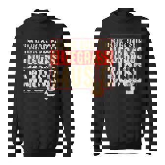 Bluegrass ミュージックギタープレーヤー 面白いバンジョー楽器 スウェットシャツ - Kawaiitshirt