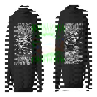 Bombardino Crocodilo イタリアンブレイン 面白い クロコダイル ミーム スウェットシャツ - Kawaiitshirt