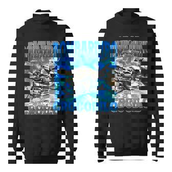 Bombardiro Crocodilo 面白い イタリアン ブレイン ミーム ブーツレッグ スウェットシャツ - Kawaiitshirt