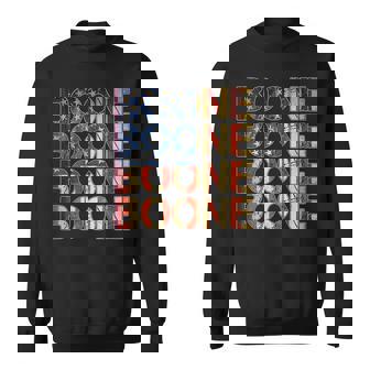 Boone Family Name I Love Boone Personalized Vintage Sweatshirt - Thegiftio