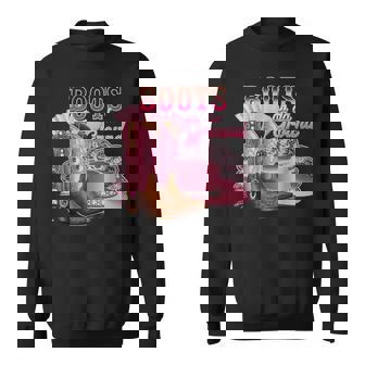 Boots On The Ground Boot Cowboy Western Country Music Sweatshirt - Thegiftio