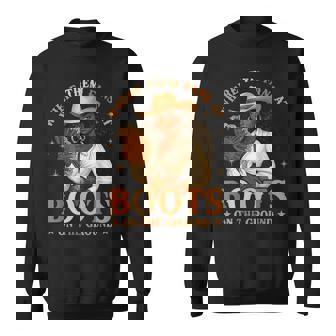 Boots On The Ground Junenth Cowgirl Where Them Fans At Sweatshirt | Mazezy