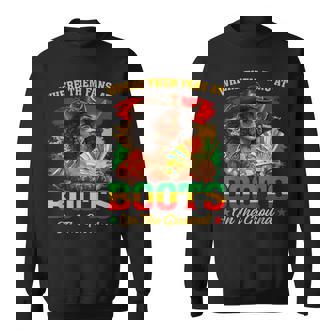 Boots On The Ground Junenth Cowgirl Where Them Fans At Sweatshirt - Thegiftio