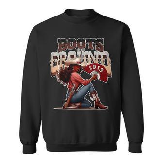 Boots On The Ground Where Them Fans At Sweatshirt - Thegiftio UK