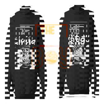 Boy Of The Birthday Basketball Family Matching Bday Party Sweatshirt - Thegiftio