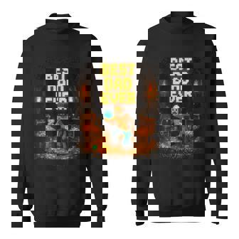 Boy Dad Best Dad Ever Father's Day Video Game Pixel Sweatshirt - Monsterry
