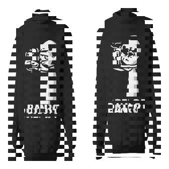 Brain Rot シャツ Word Of The Yeartickman Brainrot スウェットシャツ - Kawaiitshirt