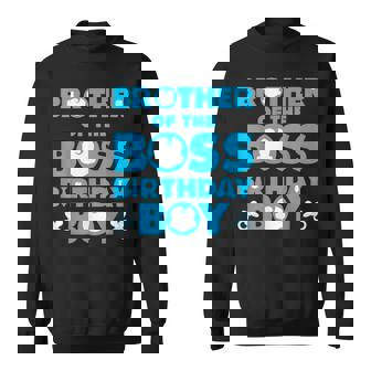 Brother Of The Boss 誕生日 男の子 赤ちゃん 家族 デコレーション スウェットシャツ - Kawaiitshirt