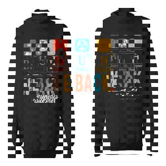 Bruh We Back To School Science Teachers Periodic Table Sweatshirt - Monsterry