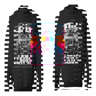 Bruh I'd Rather Be Playing Boys Adult Man Birthday Gorilla Sweatshirt | Seseable UK