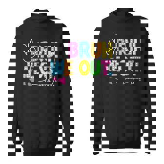 Bruh We Out Lunch Lady Happy Last Day Of School Sweatshirt - Thegiftio