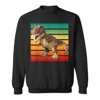 Building Bricks Dinosaur T-Rex Family Matching Sweatshirt - Thegiftio UK