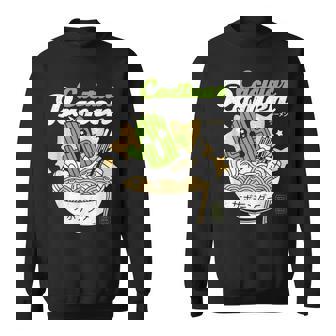 Cactuar Ramen Aesthetic Small Black Sweatshirt - Thegiftio
