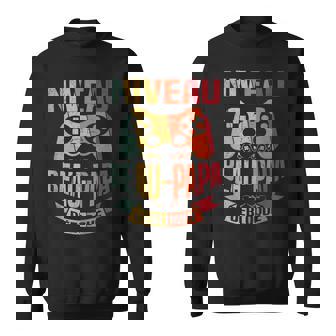 Cadeau Pour Beau-Papa Gamer Niveau Beau-Papa Débloqué Sweater e - Cadeauxyz