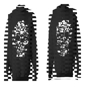 Calavera De Gato Gatito Esqueleto Calavera Gato Gótico Emo Y2k Camisa de entrenamiento - Regaloses