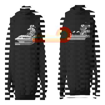 California Ca Retro Tramonto City Santa Cruz Années 70 Et 1980 Sweater e - Cadeauxyz