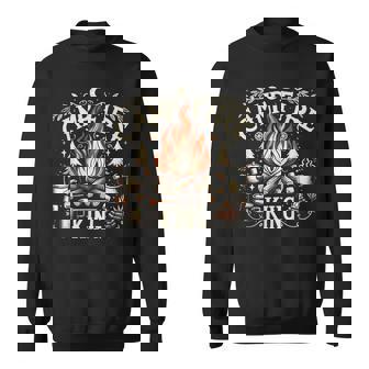 Campfire King おもしろキャンプギフト 焚き火 スウェットシャツ - Kawaiitshirt