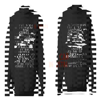 Camping-Car Et Retraite Le Rêve Humour Papa Papy Mamie Sweater e - Cadeauxyz