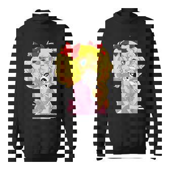 Candy Candy And Raccoon Retro Japanese Vintage 80S Anime Sweatshirt - Monsterry