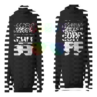Candy Security Squad Sunglasses Birthday Lover Candyland Sweatshirt - Thegiftio UK