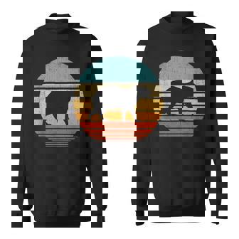 Capybara Rétrointage 60S 70S Coucher Deoleil Rongeur Animal Homme Sweater e - Cadeauxyz