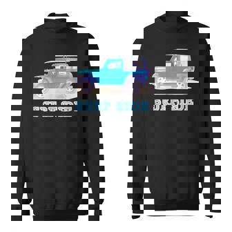 The Car On Theeaside【Surfide サーフサイド】車 サーフィン／サーファー 夏・海 スウェットシャツ - Kawaiitshirt